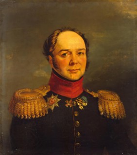 Portrait of Pavel N. Ushakov (1779-1853) (1st), 1822. Creators: George Dawe, Workshop of George Dawe.