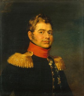Portrait of Sergey Ya. Repninsky (1775-1818) (2nd), 1824. Creators: George Dawe, Workshop of George Dawe.