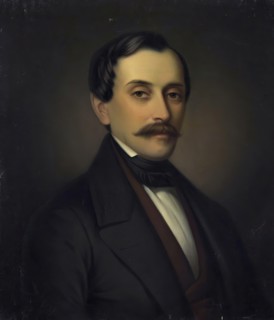 Portrait of Prince Nikolai Yusupov, 1854. Creator: Gerasim Kadunov.