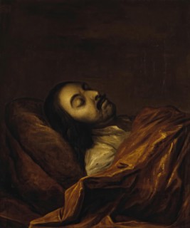 Portrait of Peter the Great on his Death-Bed, 1725. Creator: Ivan Nikitin.
