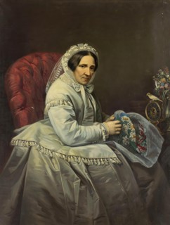 Portrait of Maria Adlerberg, 1871. Creator: Ivan Tyurin.