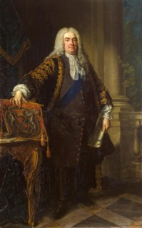 Portrait of Sir Robert Walpole, 1740. Creator: Jean Baptiste van Loo.