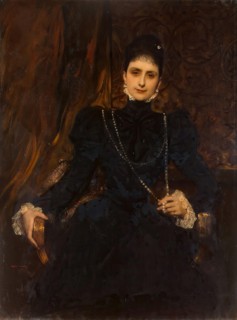 Portrait of Marina Derviz, 1899. Creator: Jean Joseph Benjamin Constant.