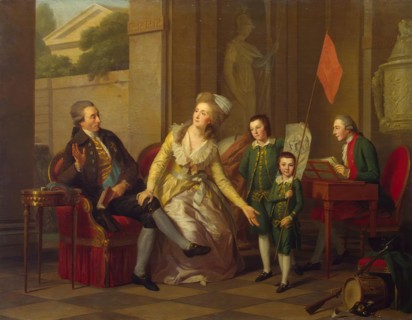 Portrait of the Saltykov Family, 1782. Creator: Friedrich Tischbein.