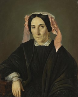Portrait of an Unknown Woman, 1852. Creator: Kazimir Yasevich.
