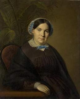 Portrait of an Elderly Woman, 1850. Creator: Konstantin Trutovsky.