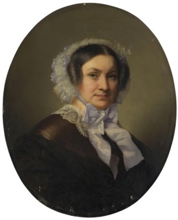 Portrait of an Elderly Woman, 1860. Creator: Louis Stanislas Faivre-Duffer.