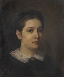Anastasia Aleksandrovna Botkina, 1862. Creator: Mikhail Botkin.