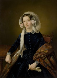Portrait of the Mother of Kobylinsky, Member of the State Council, 1849. Creator: Morten Thrane Brunnich.