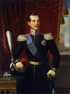 Portrait of Grand Duke Alexander Nikolayevich, 1838. Creator: Natale Schiavoni.