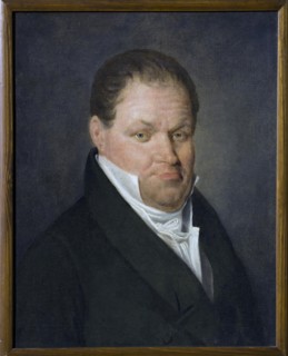 Portrait of N.Aubert, a French Teacher in Moscow, 1815. Creator: Nicolas de Courteille.