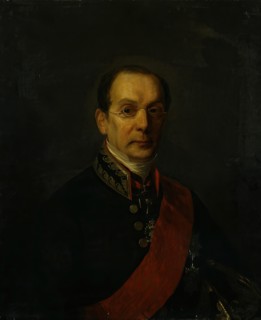 Portrait of P.F. Brock, 1861. Creator: Nikanor Tyutryumov.