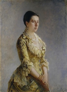 Portrait of Princess Olga Volkonskaya (nee Kleinmichel), 1882. Creator: Nikolay Ge.