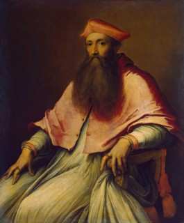 Portrait of Cardinal Reginald Pole, 1544. Creator: Sebastiano del Piombo.
