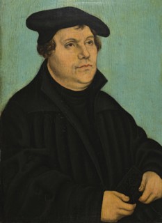 Portrait of Martin Luther, 1532. Creator: Lucas Cranach the Elder.