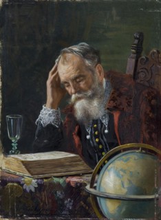 Portrait of Vasco da Gama, 1950. Creator: Oskar Freiwirth-Lutzow.