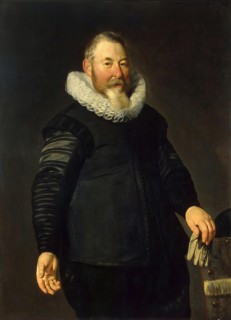 Portrait of a Man Holding a Glove, 1632. Creator: Thomas de Keyser.