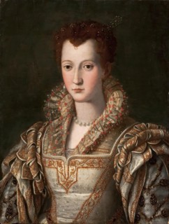 Portrait of Eleonora (Dianora) Medici of Toledo, 1573. Creator: Alessandro Allori.