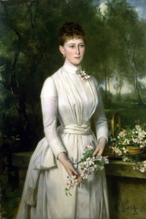 Portrait of Grand Duchess Elizaveta Fyodorovna, 1885. Creator: Carl Rudolph Sohn.