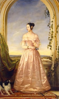 Portrait of Grand Princess Alexandra Nikolayevna, 1840. Creator: Christina Robertson.