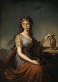 Portrait of Anna Pitt as Hebe, 1792. Creator: Elisabeth Louise Vigee-LeBrun.