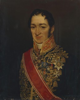 Portrait of the Actual State Councillor Ivan Lazarev, 1844. Creator: Eugene Pluchart.
