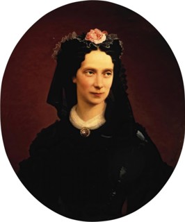 Portrait of Empress Maria Alexandrovna, 1864. Creator: Firs Sergeevich Zhuravlev.