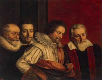 Group Portrait of Four Members of the Paris Council (fragment of the lost painting), 1616. Creator: Frans Pourbus the Younger.