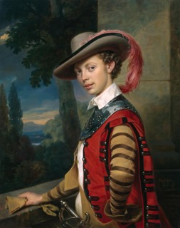 Portrait of Prince Nikolai Saltykov, 1850. Creator: Franz Kruger.