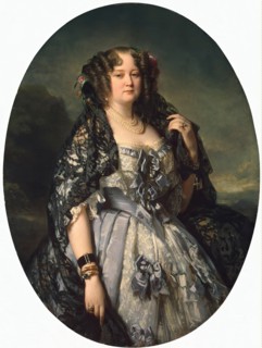 Portrait of Princess Sophia Radzivil, 1864. Creator: Franz Xaver Winterhalter.