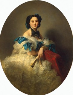 Portrait of Countess Varvara Musina-Pushkina, 1850. Creator: Franz Xaver Winterhalter.