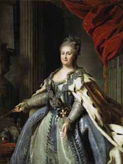 Portrait of Catherine II, 1785. Creator: Fyodor Rokotov.