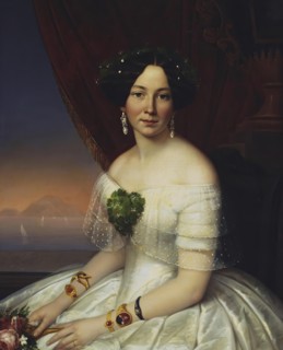 Portrait of Julia Telyakovskaya, 1848. Creator: Gavriil Yakovlev.