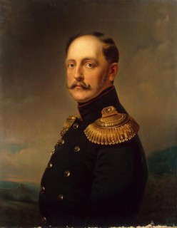Portrait of Emperor Nicholas I, 1854. Creator: Georg von Bothmann.
