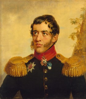 Portrait of Sergey G. Volkonsky (1788-1865), 1823. Creator: George Dawe.