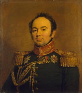 Portrait of Arseny A. Zakrevsky (1786 - 1865) (replica of the 1820 portrait ?), 1822. Creator: George Dawe.