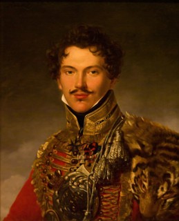 Portrait of P.P. Lachinov, 1821. Creator: Henri-Francois Riesener.