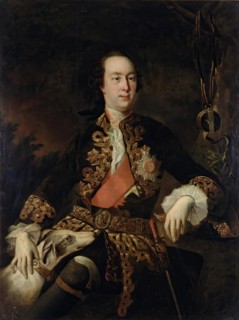 Portrait of P.B. Sheremetev, 1753. Creator: Ivan Argunov.