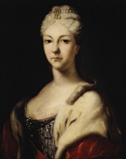 Portrait of Tsarevna Natalia Alexeyevna, 1750. Creator: Ivan Nikitin.