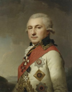 Portrait of Admiral Osip de Ribas, 1796. Creator: Johann Baptist Lampi I.