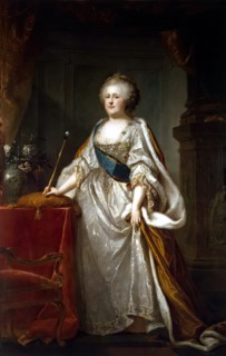 Portrait of Catherine II, 1794. Creator: Johann Baptist Lampi I.