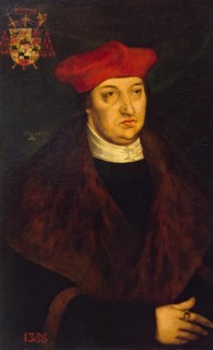 Portrait of Cardinal Albert of Brandenburg, 1526. Creator: Lucas Cranach the Elder.
