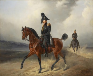 Portrait of Grand Duke Mikhail Pavlovich, 1850. Creator: Nicolai Egorovich Sverchkov.