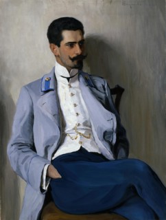 Portrait of K.A.Gorchakov, 1903. Creator: Nikolaj Petrovic Bogdanov-Bel'skij.