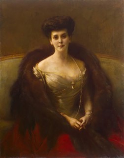 Portrait of Countess Gogonfelsen (Princess Olga Paley), 1902. Creator: Pascal Adolphe Jean Dagnan-Bouveret.