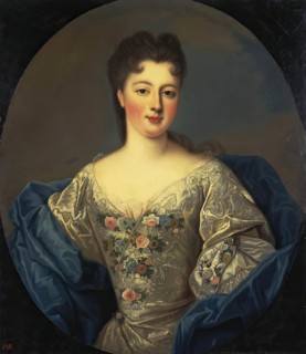 Portrait of Luiza Adelaida of Orleans, 1750. Creator: Pierre Gobert.