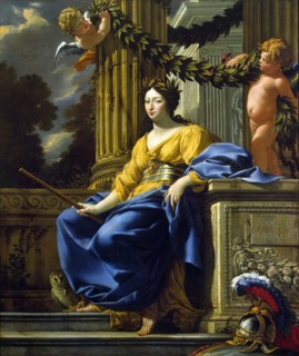 Allegorical Portrait of Anna of Austria as Minerva, 1646. Creator: Simon Vouet.