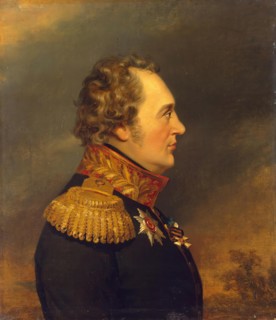 Portrait of Ivan N. (Magnus Gustav) Essen (1758/59-1813), 1822. Creator: Workshop of George Dawe.
