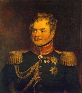 Portrait of Karl O. (Charles de) Lambert (1772-1843), 1822. Creator: Workshop of George Dawe.