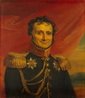 Portrait of Genrikh V. (Antoine-Henri) Jomini (1779-1869), 1822. Creator: Workshop of George Dawe.